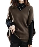 [Ladyangel] ニットベスト レディース トップス Vネック ドロップショルダー 重ね着 ゆる感 ゆったり 柔らかい 暖かい 無地 体型カバー オーバーサイズ プルオーバー カジュアル 秋冬 9色