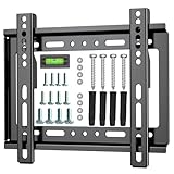 テレビ壁掛け金具 14～42インチ ORGMZIN 極薄型 液晶PCモニター 小型 固定式TV壁掛け金具可能 VESA対応最大200×200mm 耐荷重25kg 液晶TV PCモニター用17 19 21 24 27 32 37 40型壁掛けテレビ 金具 ウォールマウント式