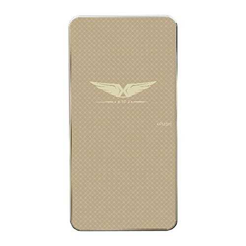 JOECIG X-TC2 電子たばこ スターターキット PCCケース付き 2本入り VAPE STEEZオリジナルリキッド3本付き (gold)