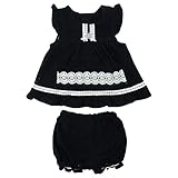 【秋冬物】(日本製) Pample Mousse(パンプルムース) 起毛ニットレース使いミルキースーツ 90cm /BK NO.DP-53400