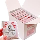 ポイレ 携帯トイレ 簡易トイレ 10個 個包装【 日本製・15年保存 】抗菌・消臭 非常用 防災グッズ 登山 渋滞 凝固剤＆汚物袋セット (