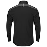 NHL子Long Sleeve 1 / 4 Zip Poly Jersey S ブラック