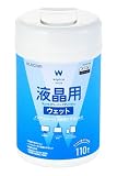 エレコム ウェットティッシュ 液晶用 ボトル 110枚 WC-DP110B