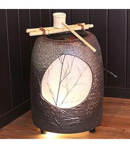 Amazon.co.jp: 信楽焼 電動蹲（つくばい） (陶流水) : ホーム＆キッチン