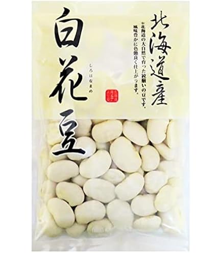 Amazon.co.jp: 国産(北海道) 白花豆 400g ※例年より小粒となっており