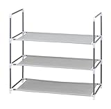 シューズ＆タオル ラック 三段