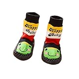 ロングスタイルラブリー漫画の赤ちゃんマルチカラーソックス（カエル柄）