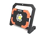 Vehicle Labo (ハロゲン50W相当) LED投光器 ワークライト 10W COB　防水充電式投光器[MicroUSB充電 マグネット フック付き] (狭角タイプ)