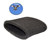 HQRP Small Foamフィルタスリーブfor Shop - Vac 9052600 / 90526タイプCC交換+ HQRPコースター