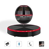 浮遊Bluetoothスピーカー、ワイヤレスポータブルカラーChangingフローティングBluetooth 4.1、360度回転スピーカー ブラック 6025779967099