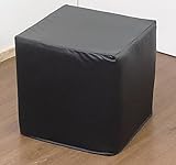 軽量 スツール １０色選べる 合皮タイプ（限定品） (ブラック)