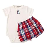 D.fesense (ディーフェセンス) チェックパンツ・ボディセット マドラス 90cm