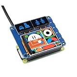Triple LCD HAT 2インチ LCD スクリーン ＆ 0.96 インチ OLED ディスプレイ モジュール 拡張ボード for RPi ラズパイ ラズベリーパイ ゼロ Raspberry Pi Zero 2 W 2W 3B 4 4B 5 互換性 PI5 1GB 4GB 8GB 16GB RAM 開発ボード 基板 初心者 セット 電子工作 キット 電子部品 アクセサリー スターターキット