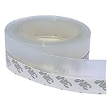 Roos 10 M自己粘着ドア下部シールストリップ透明