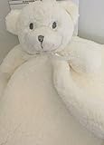 Blankets & Beyond Fuzzy Off White Bear Security Blanket by Blankets and Beyond