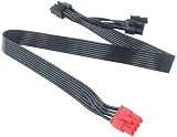 オーディオファン PC電源プラグイン式用 プラグインケーブル PCI-Express 8ピン 2系統 分岐 コネクタ 0.5m ※Huntkey用 電源側8ピンのコネクタの形状をお確かめ下さい