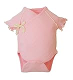 yuga☆前あきボディ 半袖 もも染め 60cm オーガニックコットン100% 天然染め ベビー 服 子ども服 キッズ 女の子 男の子 兼用 ボディ 前開き 肌着 半袖 出産祝い プレゼント 綿100