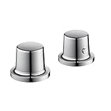 Axor 19432001 Bouroullec 2-Hole Thermostatic Roman Tub Set Trim, Chrome [並行輸入品]
