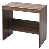 山善(YAMAZEN) デスク 木製 パソコンデスク(幅80.5) ウォルナット GD-8045(WL)