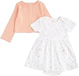 Carter's Baby Girls' 2 Piece Dress Set (Baby) - White - 9 Months [並行輸入品]