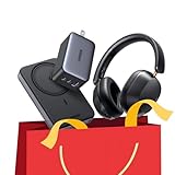 UGREEN 【2026年福袋】充電器・ワイヤレスヘッドホン・モバイルバッテリーの3点セット：65W急速充電器（USB-C×2/USB-A×1） + LDAC対応 Bluetooth5.4ヘッドホン（最長75時間再生） + マグネット式モバイルバッテリー（10000mAh/Qi 7.5W）