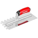 Goldblatt G02377 1/2-Inch By 1/2-Inch By 1/2-Inch Square Notch Trowel With Pro-Grip Handle [並行輸入品]