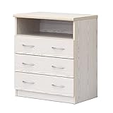 【Amazon.co.jp限定】 クロシオ フレッシュ TVボードB&amp;W 白木目 ホワイト 幅60cm