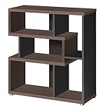 リエール LI8580R(ロータイプ) オープンラック、ディスプレイラック、マガジンシェルフ。幅80cm 本棚。LI-8580R ナチュラル・シンプルモダン/ツートン/バイカラー/おしゃれ収納/A4部分収納【リビング収納/木製】ホルムアルデ