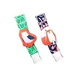Manhattan Toy Camp Acorn Owl & Fox Wrist & Ankle Baby Rattle Set Baby Toy [並行輸入品]