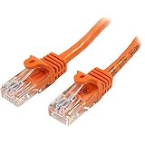 StarTech.com カテゴリ5e LANケーブル 10m オレンジ ツメ折れ防止RJ45コネクタ Cat5e UTPイーサネットケーブル 45PAT10MOR