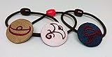 トンパ文字ヘアゴム３個セット（Dongba symbols)