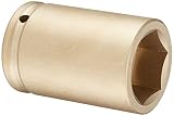 Ampco Safety Tools DWI-3/4D39MM Socket, Deep Well Impact, Non-Sparking, Non-Magnetic, Corrosion Resi