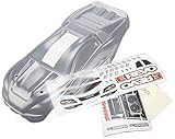 ハイテック トラクサス 1 16 E-REVO クリアボディ ウィンド/ライトデカール付 7111