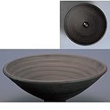 傘立て 炭化黒焼締24cm手洗鉢(金具付) [24 x 14cm] インテリア 和風 プレゼント 飲食店