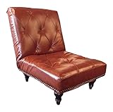 ブルックリン風 PUレザーリクライニングソファ フリーダー ブラウン 1P -