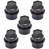 honscreat 5パックブラックホイールナットカバーm27 – 2.0、六角22 mm Fits for GM 15646250ドーマン611 – 607 711 – 025 99956