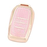 ヴォクシー 90 系 キーケース 適合トヨタ ノア 90 系 アルファード ヴェルファイア 40系キー カバー シエンタ可愛 キーホルダー ゴールドピンク 4ボタン