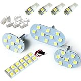 【車検対応】 新型 ルークス LED ルームランプ B44 B45 B47 B48 8点セット [R2.3~] 専用形状 室内灯