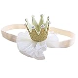 LUERME ヘッドバンド　ベビー　ヘアバンド　写真撮影　可愛い　帝冠　綿　撮影用 (色3)