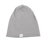 tuscom赤ちゃん男の子女の子幼児冬コットンソフトビーニー帽子( 24 cm ) カラー: グレー