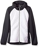 LPGA Women 's Elsa Thermal長袖ジャケット、チャコール/Pureホワイト, Large