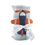 Baby Aspen Let The Adventure Begin Knit Blanket with Plane Applique by Baby Aspen [並行輸入品]