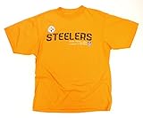 Pittsburgh Steelers nflメンズAFC North Short Sleeve Football Tee – イエロー S イエロー