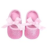 ベビーシューズ  滑り止め PUレザー　スパンコール付き プリンセス風 子供靴 キッズ 蝶結び飾り フォーマルシューズ 出産祝い 室内履き 履きやすい　履き心地良い ファーストシューズ (9-12か月