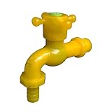 Hi joy 水タップ　バルブディスペンサー蛇口 オレンジ　プラスチック