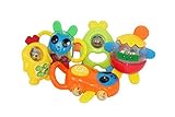 Naovio 5 Pcs Colorful Baby Teether Toy Set for Infant & Toddler Non-Toxic Safe Teethers [並行輸入品]
