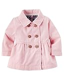 カーターズ Carter's ジャケット コート 前開き ボタン 長袖 綿100% Jersey-Lined Canvas Peacoat 3M (55-61cm)