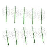 Perfk 10個入り　セット　ガーデン　プラントサポート　円錐形　トレリス　サポーター　フレーム　コニカルフレーム