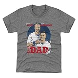 500 LEVEL Enrique Hernandez ロサンゼルス 野球 キッズ シャツ - Enrique Hernandez & Chase Utley Best Dad Ever Kids L