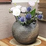 信楽焼　いちじく花入れ【ha-0175】　花瓶　花器　一輪挿し　花入　しがらき焼　陶器　焼き物　壷　インテリア　おしゃれ　オシャレ